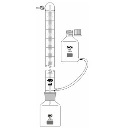 Eudiometr 600 ml do fermentacji osadów | Hornik