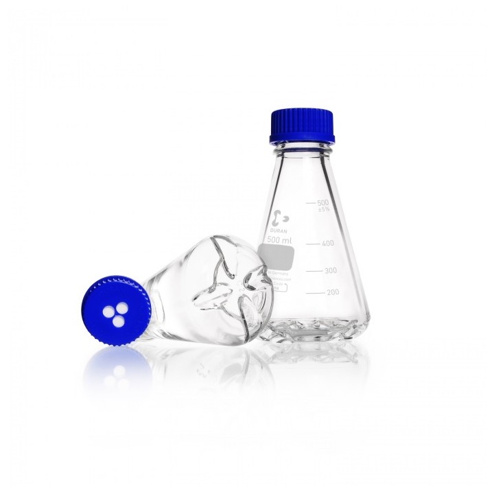 DURAN® Schikanekolben 500 ml GL 45, VE 4 Stck. | Hornik
