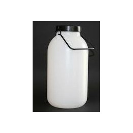 Weithals-Verpackungsflasche PE-HD 3000 ml mit Schraubverschluss GL94 und Griff