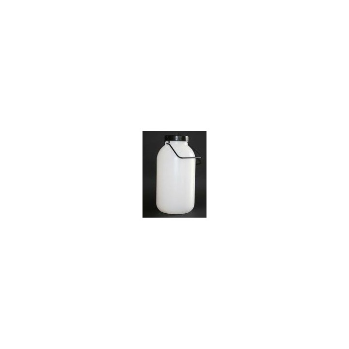 Weithals-Verpackungsflasche PE-HD 3000 ml mit Schraubverschluss GL94 und Griff
