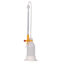 Biureta automatyczna Schillinga 10 ml, szkło boro 3.3, z butelką plastikową 500 ml