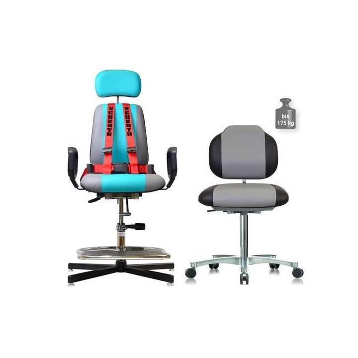 Leitfähiger Arbeitsstuhl WS 1689.20 ESD bis 175kg | Hornik
