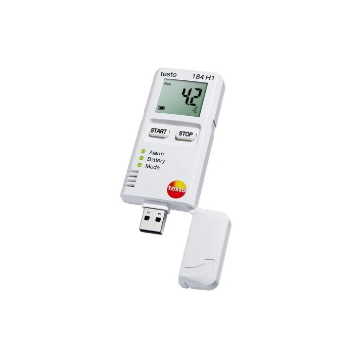 Rejestrator wilgotności i temperatury testo 184 H1 | Hornik