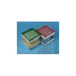 Blue PC cryo box, 25 cryo vials, 76x76x52 mm | Hornik