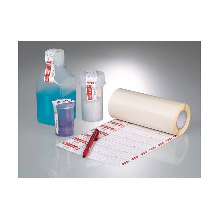 Sicherheitsplombe seal-it 178x30 mm rot | Hornik
