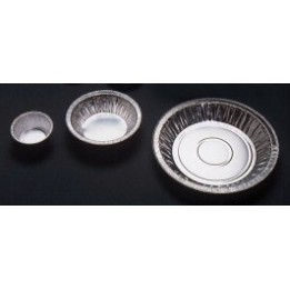 Wägeschalen Aluminium konisch 110 ml H 25 mm Ø 99 mm VE 100 St.