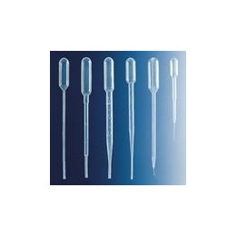 Pasteurpipette PE-HD 3 ml Länge 158 mm graduiert steril VE 500 Stck.