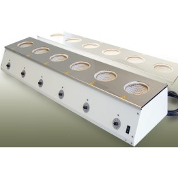Series Heating Unit for 6x1000 ml Flasks | Hornik