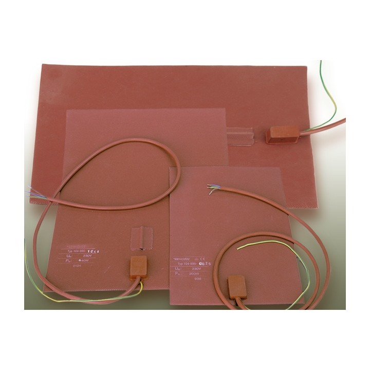 Silicone Heating Mat MIL-SM4 200°C | Hornik