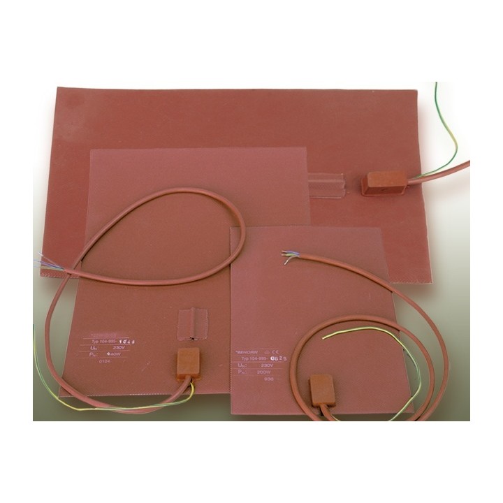 Silikon-Heizmatte MIL-SM3 A3 400 W | Hornik