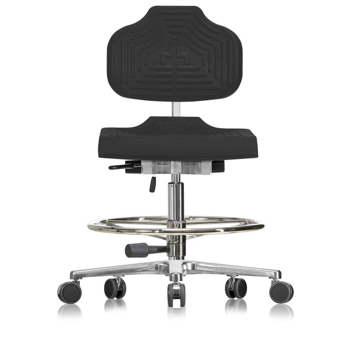Work chair WS 1220 E Classic Soft-PUR 460-640 mm | Hornik