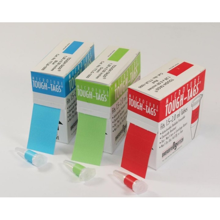 White PE Tough Tags Label 0,2 ml, 20,5x6,5 mm | Hornik