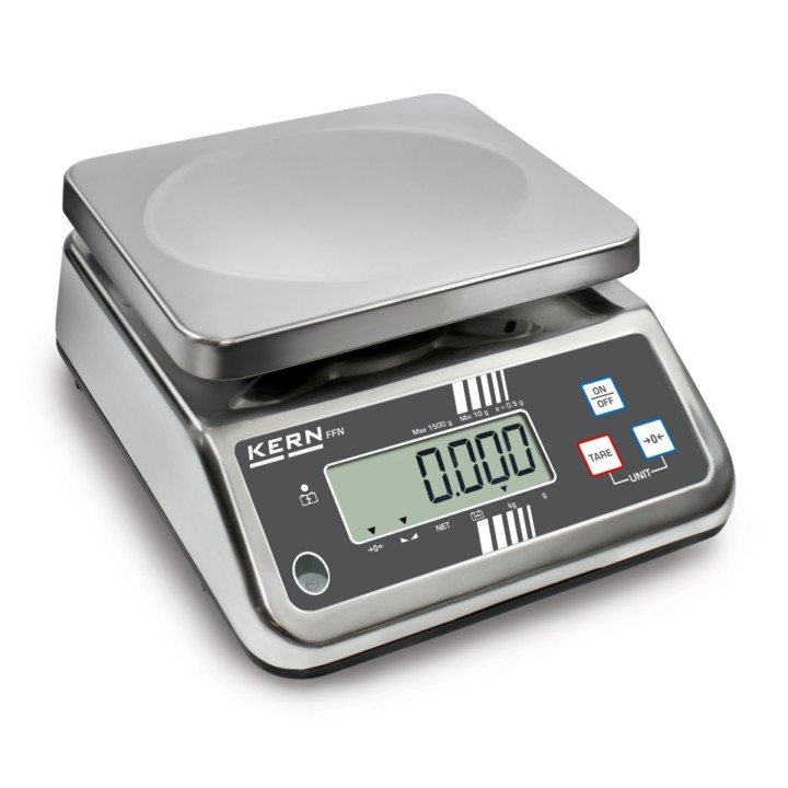Tischwaage FFN 1K-4N, 1,5 kg, IP65 | Hornik