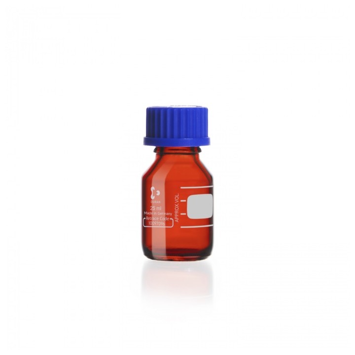 DURAN® Laborflasche 25 ml braun GL25 | Hornik