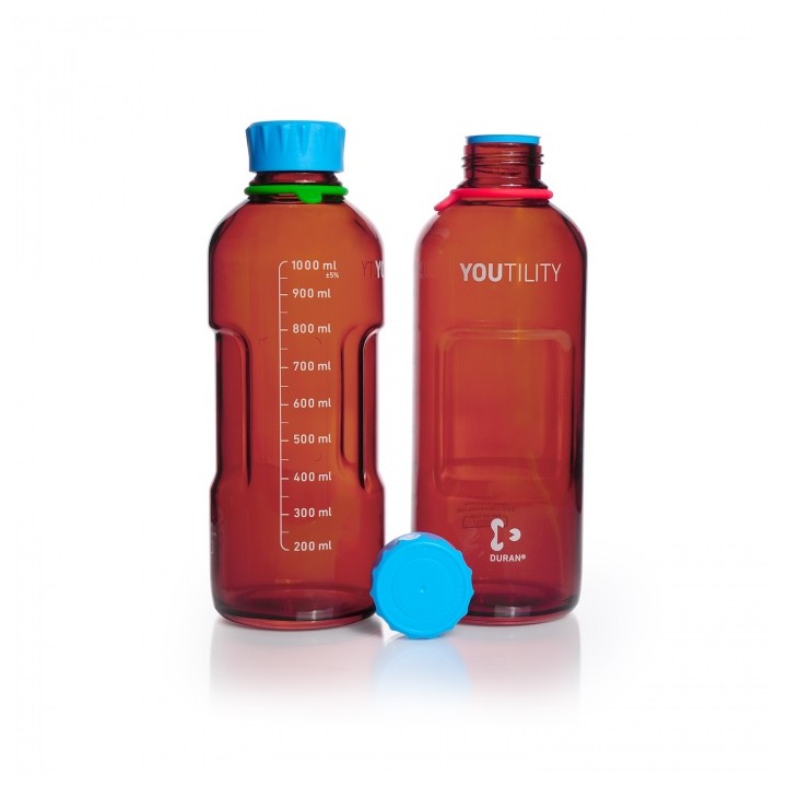 Brązowa butelka DURAN YOUTILITY GL45 1000 ml | Hornik