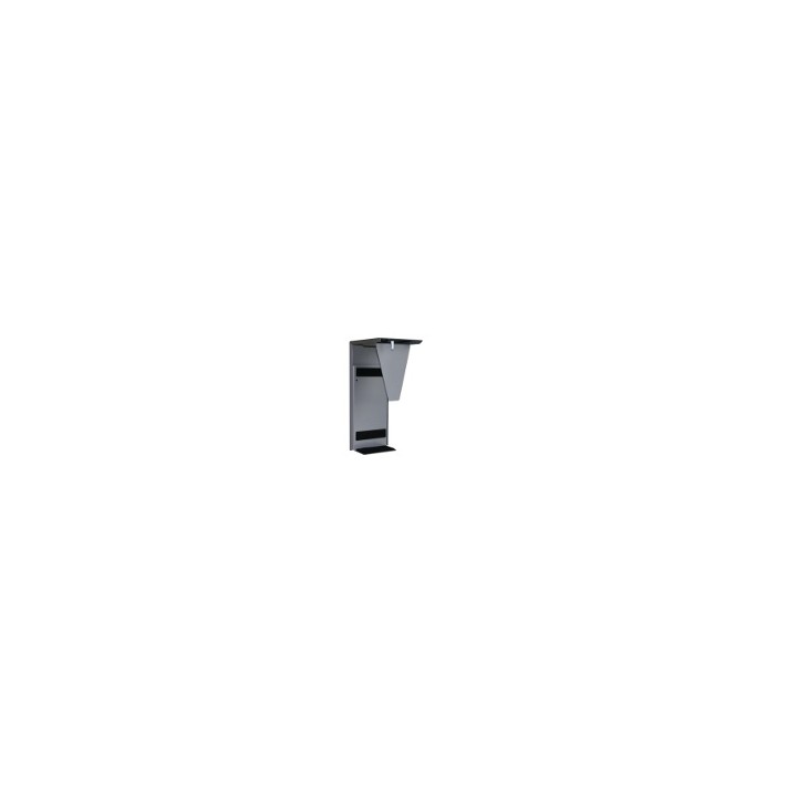 Uchwyt do PC regulowany, białe aluminium, montaż prawy/lewy, wys.: 250-550 mm, szer.: 70-230 mm