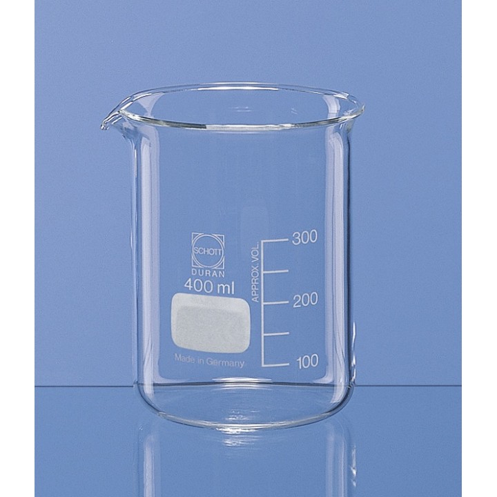 Zlewka DURAN 10000 ml, niska forma, podziałka i wylew | Hornik