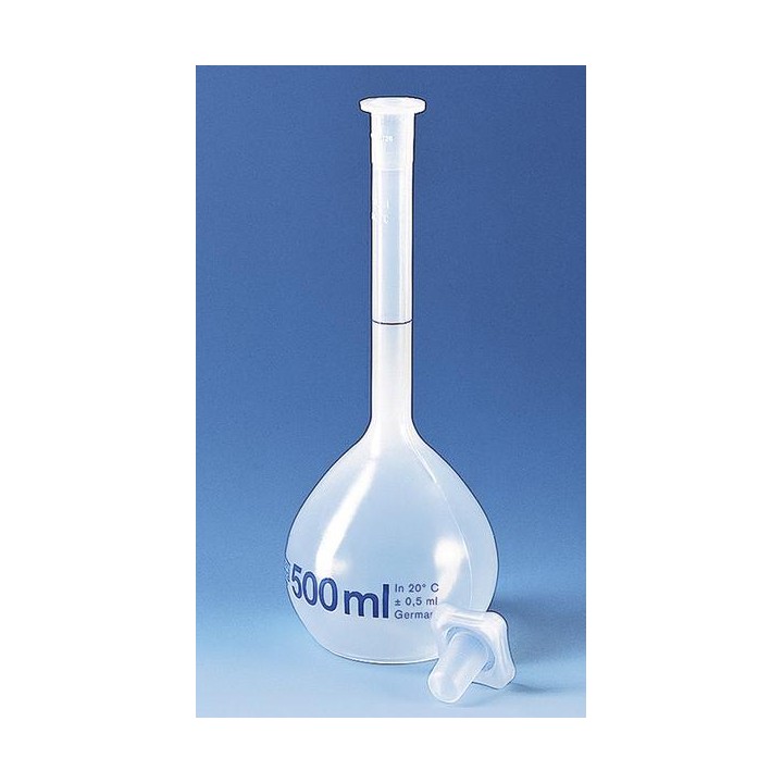 PP Volumetric Flask 1000 ml, Class B, NS 24/29 | Hornik