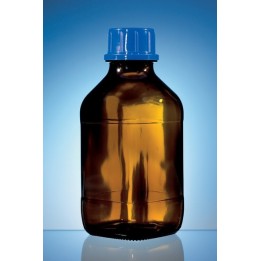 Butelka kwadratowa 1000 ml, brązowe szkło DIN 45H | Hornik