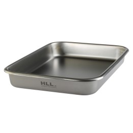 Drip tray for apparatus 350x250x50 mm stainless steel