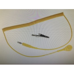 Grounding cable for trickle funnel