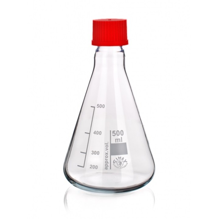 Kolba Erlenmeyera 100 ml, szkło 3.3, GL25 | Hornik