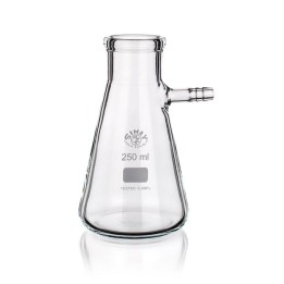 Filtering flask 100 ml Boro 3.3 with glass side hose connection