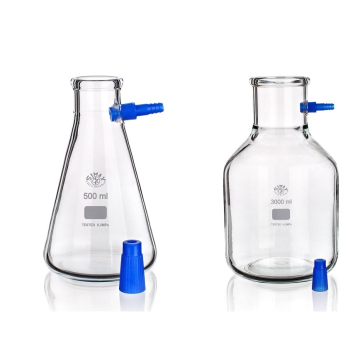 Saugflasche 100 ml Boro 3.3 mit PP-Anschluss