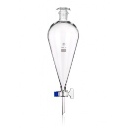 Scheidetrichter 250 ml mit eingeschliffenem Glasstopfen NS 29/32