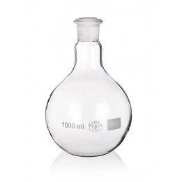 Flat bottom flask 4000 ml borosilicate glass 3.3 SJ45/40