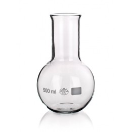 Stehlkolben 500 ml Borosilikatglas 3.3 Weithals Bördelrand