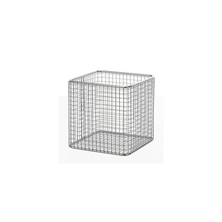 Drahtkorb 18/10 E-Poli 120x120x100 mm | Hornik