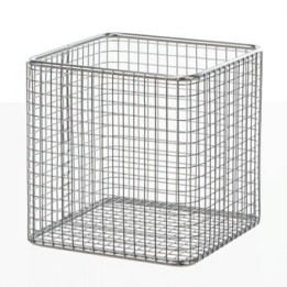 Wire basket 18/10, 180x180x150 mm, antimagnetic | Hornik