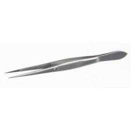 Tweezers with Guide Pin, Pointed, 130 mm | Hornik