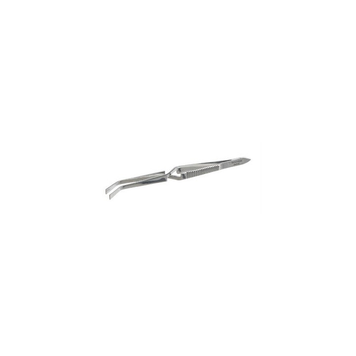 Selbstspannende Pinzette, 105 mm, Spitze 6 mm | Hornik