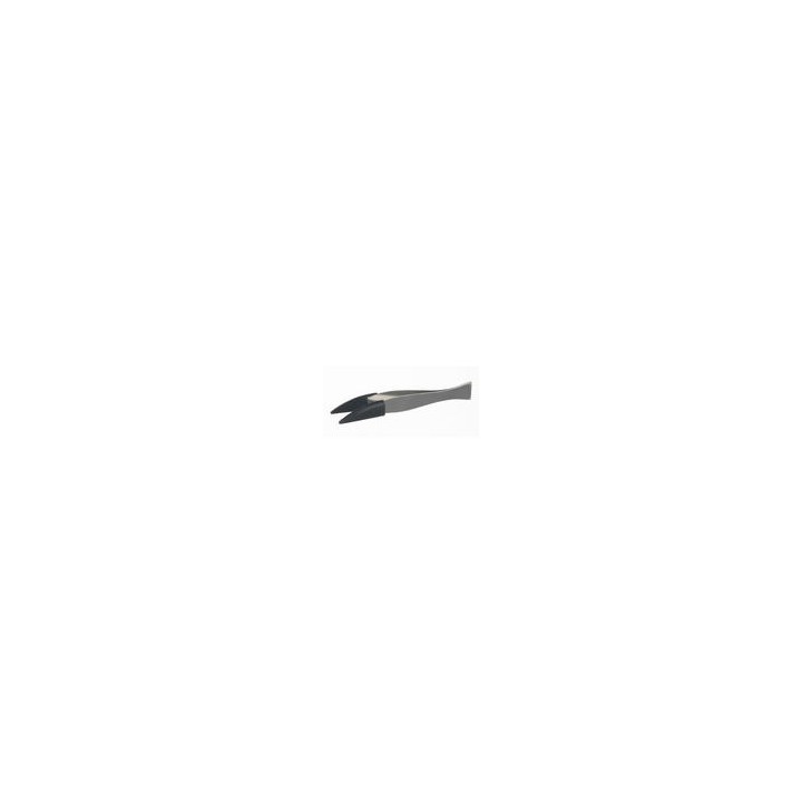 Wägepinzette 18/10 Stahl, PVC-Spitze, 100 mm | Hornik