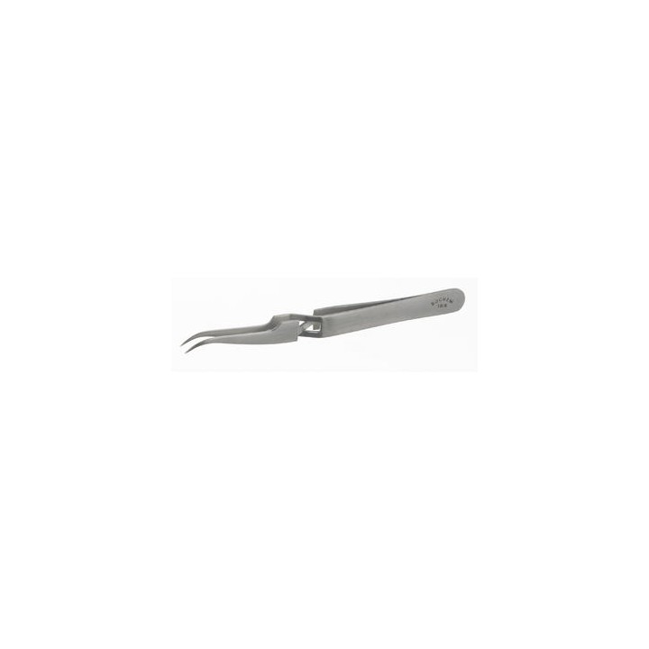 Precision Tweezers 18/10 Curved 120mm | Hornik