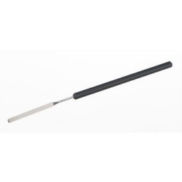 Micro Spatula 18/10 Steel, PVC Handle, 160x5 mm | Hornik