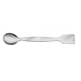 Löffelspatel 18/10 Stahl, 300 mm, 55x41 mm | Hornik