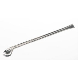 Sampling spoon with filling channel 18/10, 190 mm | Hornik