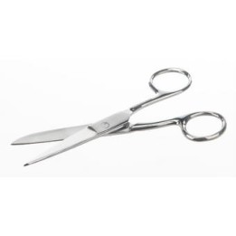 Pointed-blunt stainless laboratory scissors 165 mm | Hornik