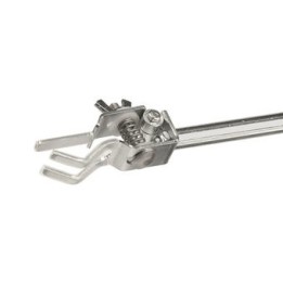 Galvanized steel micro clamp, 2 jaws, 15mm | Hornik