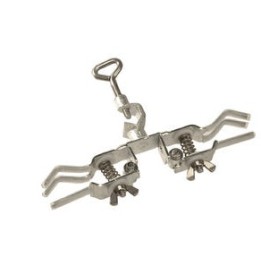 Double-sided galvanized steel burette clamp 0-20mm | Hornik