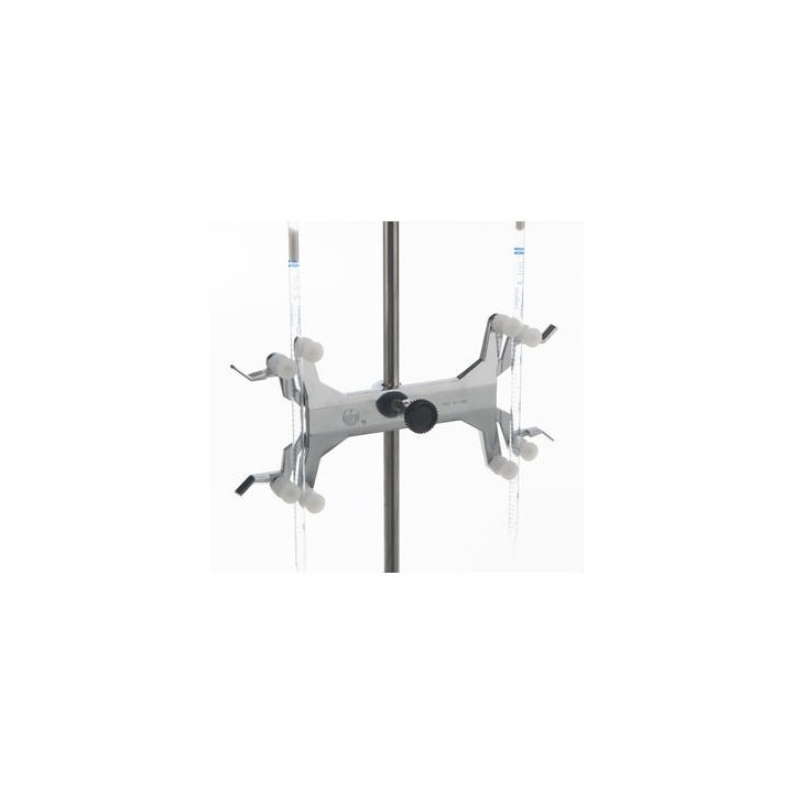 Aluminium Burette Clamp with Bosshead, Ø 0-13mm | Hornik