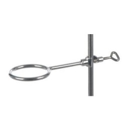 Support ring 18/10 steel with boss 160x50 mm | Hornik