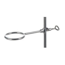 Stativring 18/10-Stahl mit Muffe, 200x70 mm | Hornik