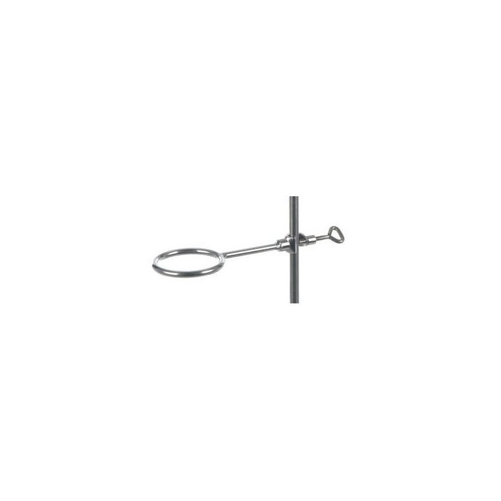 Stativring 18/10-Stahl mit Muffe, 200x70 mm | Hornik