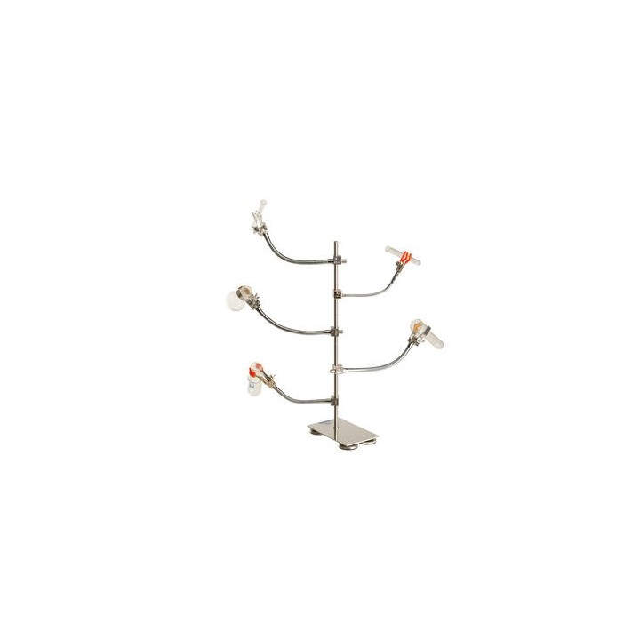 Stand Clamp 0-30mm, Nickel-Plated, Silicone Fingers | Hornik