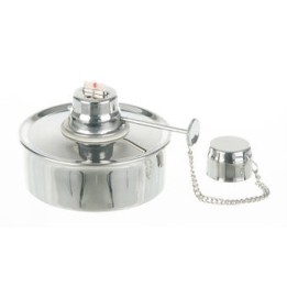Spirit burner 18/10, 150ml, wick adjustment | Hornik