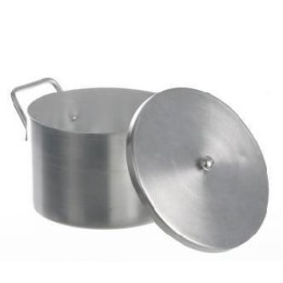 Aluminium Laboratory Pot with Lid 1.5 L | Hornik